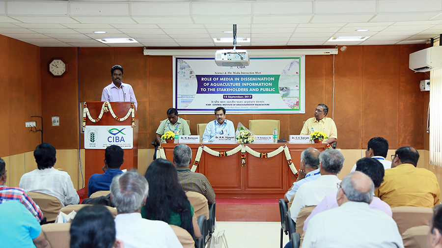 Interaction Meet on Role of Media in Dissemination of Brackishwater Aquaculture Information to the Stakeholders and Public - 15th September 2017
