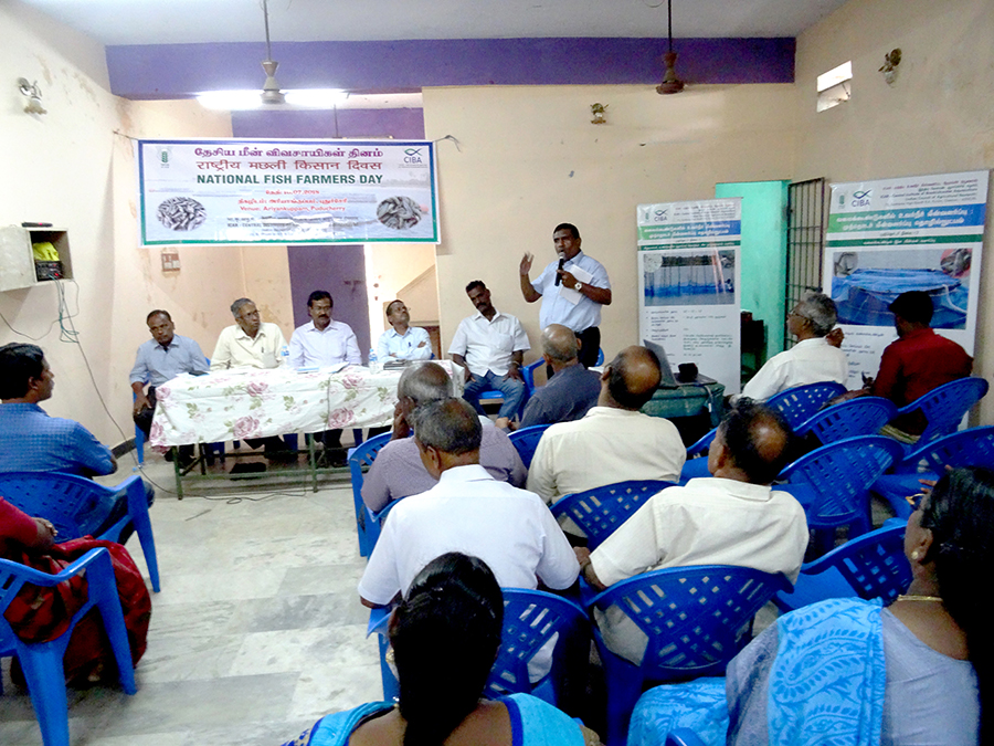 National Fish Farmers Day on 10 July, 2018 with the costal fishers of Puducherry