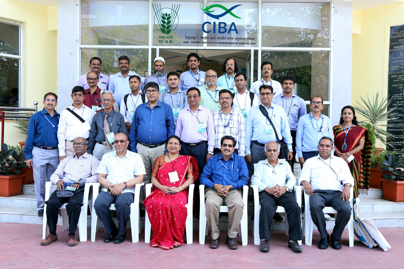 Visit of delegates from Bangladesh to learn the shrimp farming developments in India, and technological backup of ICAR-CIBA on 25th April 2019