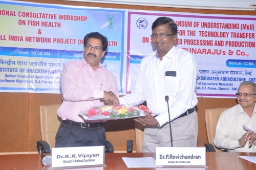 Launch of All India Network Project on Fish Health, 20-June-2015