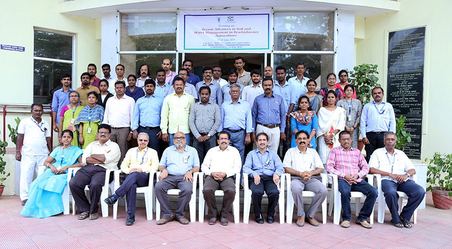 Skill Development Training programme on “Recent Advances in Soil and Water Management in Brackishwater Aquaculture” - 25 - 30 June 2018