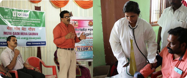 ICAR- CIBA Conducts Medical Camp and Cleanliness Campaign in Fishermen Villages Adopted Under Mera Gaon Mera Gaurav Programme after Floods, 10-12-2015