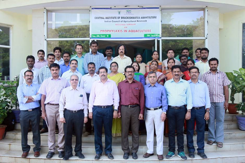 National Seminar on ‘Prohylaxis in Aquaculture’ organised by ICAR-CIBA on 16th November 2016