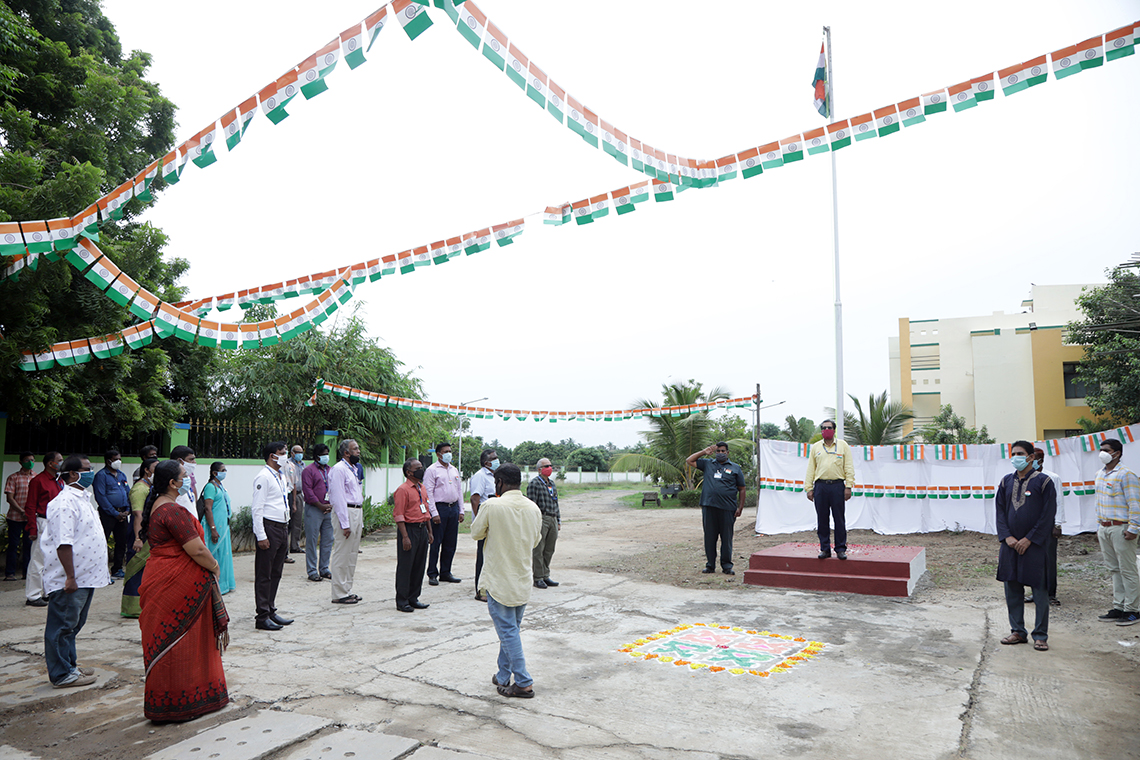 ICAR-CIBA celebrated 74th Independence Day of India 2020