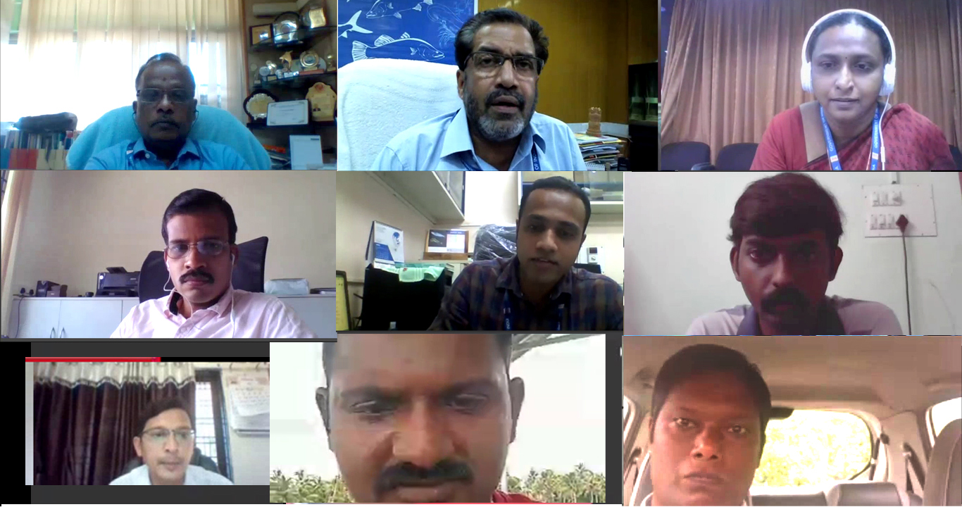 ICAR-CIBA conducted webinar on ‘Pearlspot seed production and Aquaculture: Present status and future prospects with respect to Kerala’, on 7th Aug. 2020