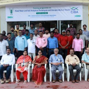 ICAR-CIBA organized training programme on ‘Pond and soil analytical techniques and interpretation of results’