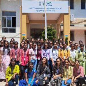 College students visited Muttukadu Experimental Station of ICAR-CIBA