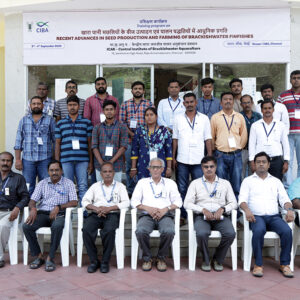 ICAR-CIBA organised hands-on training on recent advances in seed production and farming of brackishwater finfishes to the stakeholders