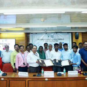 ICAR-Central Institute of Brackishwater Aquaculture (CIBA) signed MoU with M/s. Pinnacle Bioscience for marketing of farmed indigeneous brackishwater seaweeds