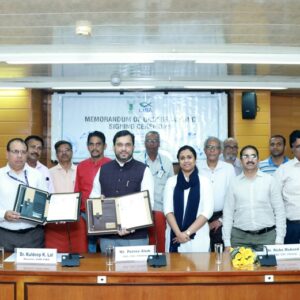 ICAR-Central Institute of Brackishwater Aquaculture (CIBA) signed MoU with Crescent Innovation and Incubation Council for mentoring the startups qualified under the Fisheries Start-up Grand Challenge on 14th February 2023