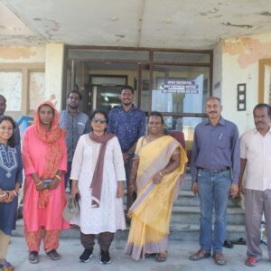 Dr. C. Suvarna, IFS, Chief Executive, NFDB visited ICAR-CIBA on 1st March, 2023 inaugurated a 3-day training on Risk assessment in shrimp farming for insurance company officials and reviewed the brackishwater seaweed farming initiatives of ICAR-CIBA
