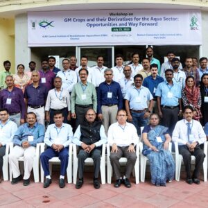 ICAR- CIBA and Biotech Consortium India Limited conducted an awareness workshop on “GM crops and their derivatives for the aqua-sector: Opportunities and way forward”