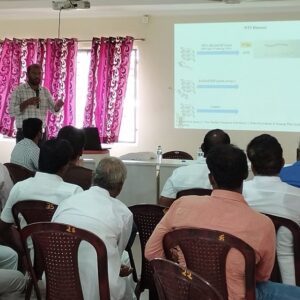 ICAR-CIBA in association with Nagapattinam District Aquafarmers Association (NAFA), Tamil Nadu convened an interaction meeting on 10th August, 2023 about ICAR-CIBA’s therapeutic for EHP disease as a follow-up to the Shrimp Farmers Conclave 2023 held at Parangipettai, Tamil Nadu on 1st August, 2023