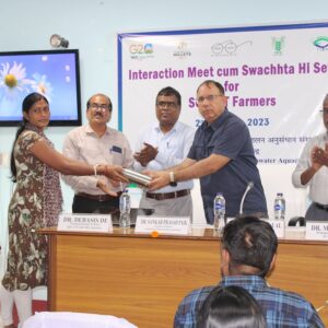 ICAR-CIBA, Kakdwip Research Centre organized Interaction meet cum Swachhata Hi Sewa programme with scheduled caste and scheduled tribe farmers