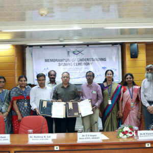 ICAR-CIBA and SRM Institute of Science and Technology, Chennai signed MoU for collaborative research on using engineering techniques in fish breeding