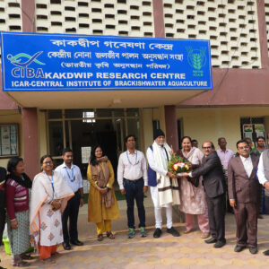 Hon’ble Union Minister of Fisheries, Animal Husbandry and Dairying, Govt. of India, Shri Parshottam Rupala visited Kakdwip Research Center of ICAR-CIBA, Kakdwip, West Bengal.