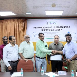 ICAR-CIBA New Startup initiative with M/s. Nutrigene Biosciences Pvt.Ltd., for evaluating the effectiveness of plant based vitamin D3 in shrimp  feeds