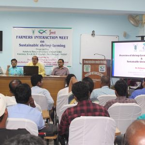 Kakdwip Research Centre (KRC) of CIBA organized Farmers' Interaction Meet on Sustainable Shrimp Farming on 10th September, 2024