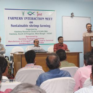 KRC of CIBA organized Farmers' Scientists Interaction Meet on Sustainable Shrimp Farming on November 5th, 2024